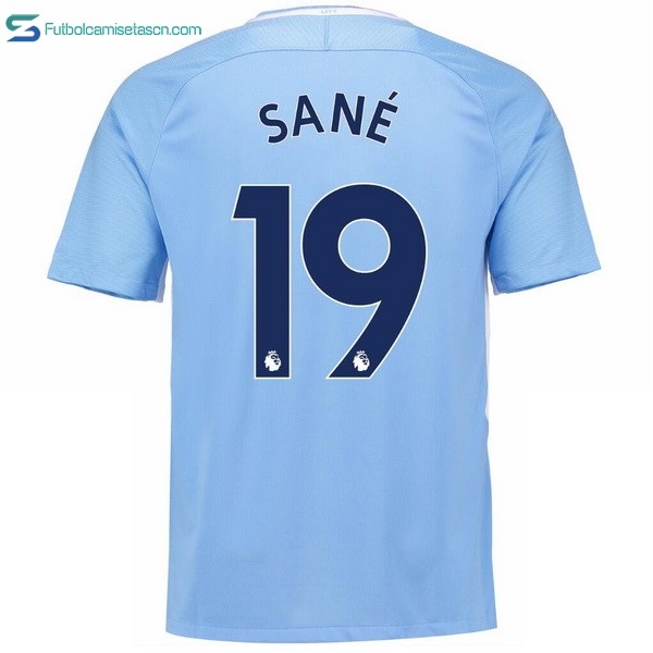 Camiseta Manchester City 1ª Sane 2017/18